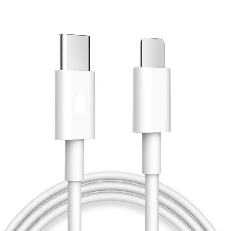 Type-C Adapter Data Cable Fast Charging Line Connect Mobile Phone White - Image 1