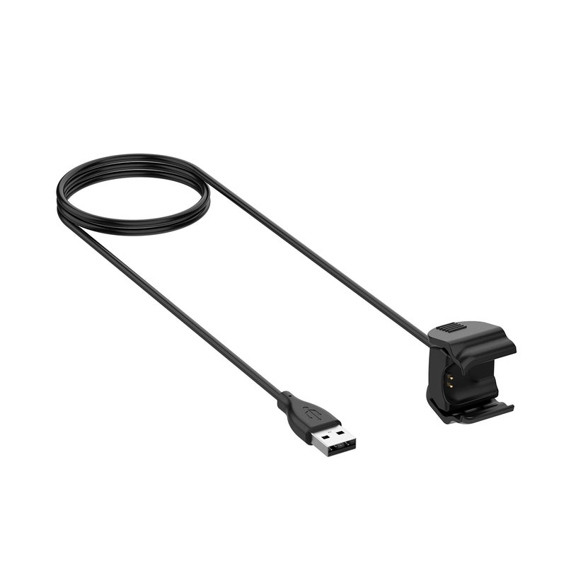 USB Charging Dock Cable with Mi Band 5 Clip Charger Black - Image 1