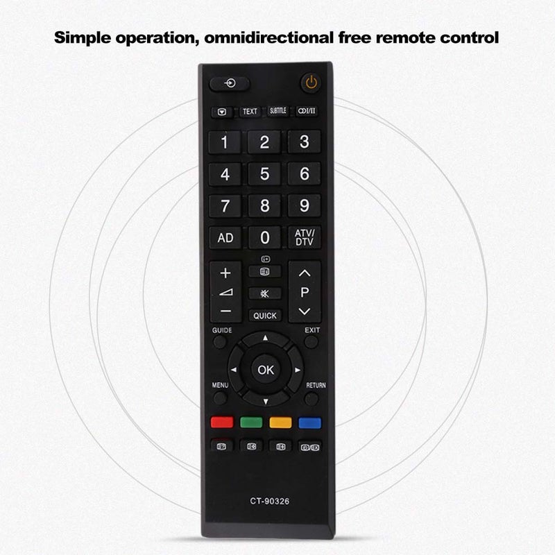 Generic - Replacement Remote Control For Toshiba 3D Smart TV Black - Image 1