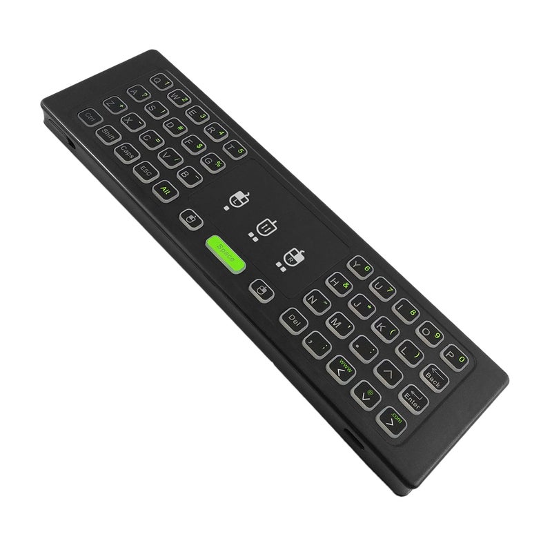 Generic - 3-In-1 Air Mouse Wireless RGB Backlight Keyboard For Android-Smart TV/PC/Laptop Black - Image 1