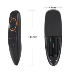 ماركة غير محددة جهاز تحكم عن بعد لاسلكي مع جهاز استقبال بمنفذ USB للتحكم الصوتي لأجهزة أندرويد - التلفزيون الذكي/ جهاز الكمبيوتر/ اللابتوب/ نوت بوك أسود  - Image 5