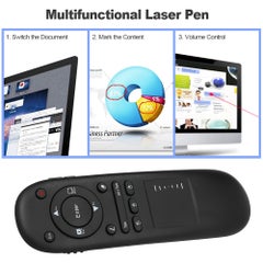 Viboton Wireless Handheld Remote Control For PPT Presenter/Android TV/Notebook Black  - Image 2