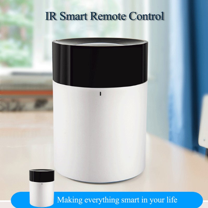 Generic - W30 IR Smart Remote Control For Alexa Google Assistant/Aircon TV Set-Top Box White/Black - Image 1