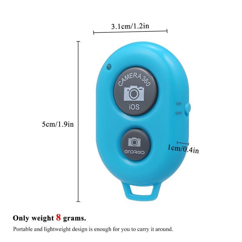 Portable Bluetooth Self Timer Camera Remote Control Shutter For Android 4.2.2/iOS 6.0 And Above White - Image 4
