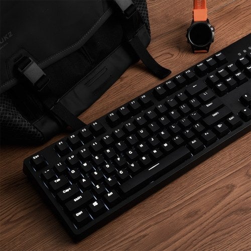 Ajazz Mechanical Professional Gaming Keyboard - English Black - Image 2