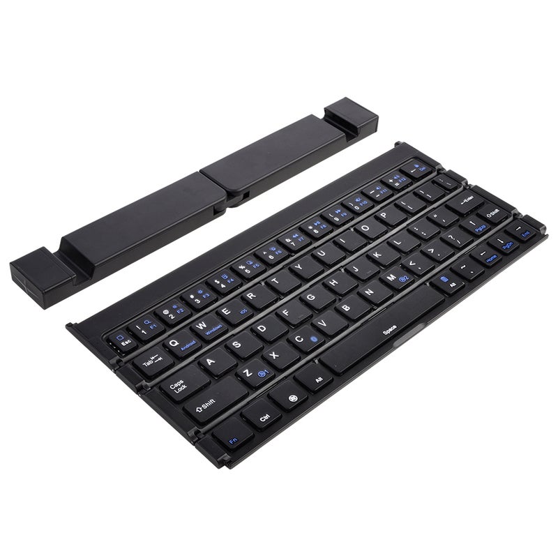 Mini Portable Folding Keyboard For IOS Android Windows Black - Image 4