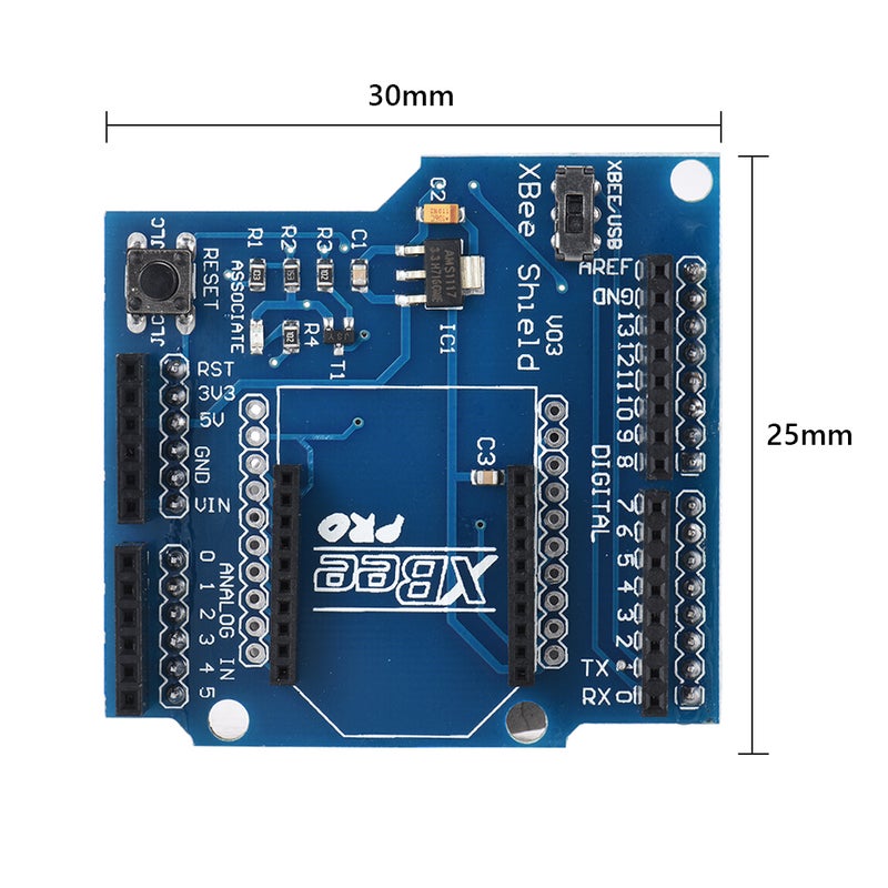 BT V03 Expansion Board Shield Wireless Arduino Serial Adapter Blue - Image 3