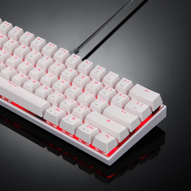 Motospeed - CK62 61 Keys RGB Mechanical Dual Mode Keyboard With OUTEMU Red Switches - English - Image 1