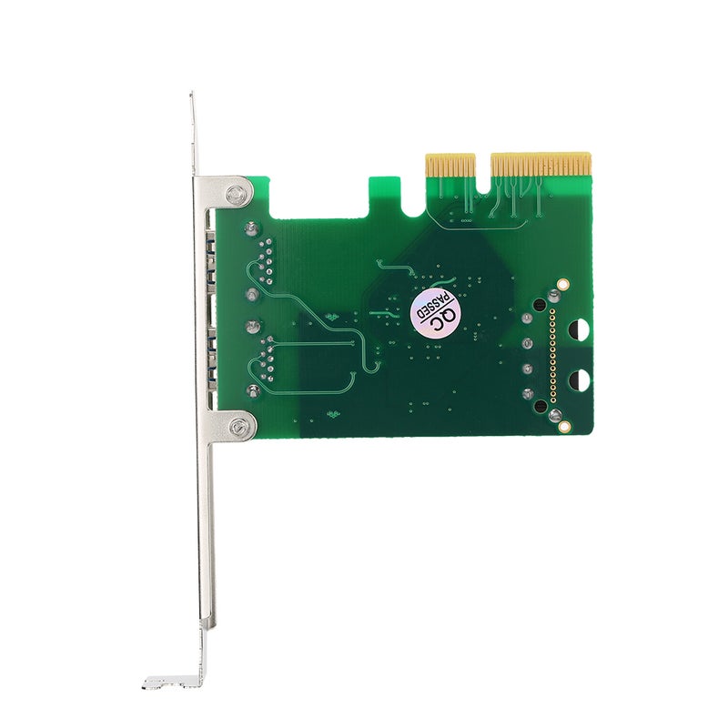 Generic PCI-E to 2 Port Expansion Card Green  - Image 5