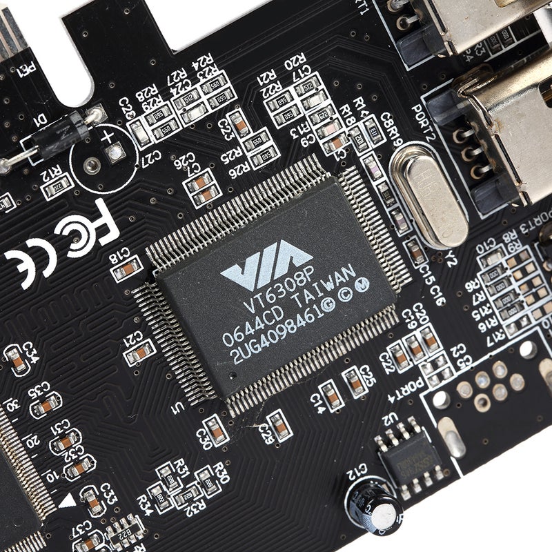 Generic PCI-E to 3 Port Expansion Card for Desktop PC Black  - Image 5