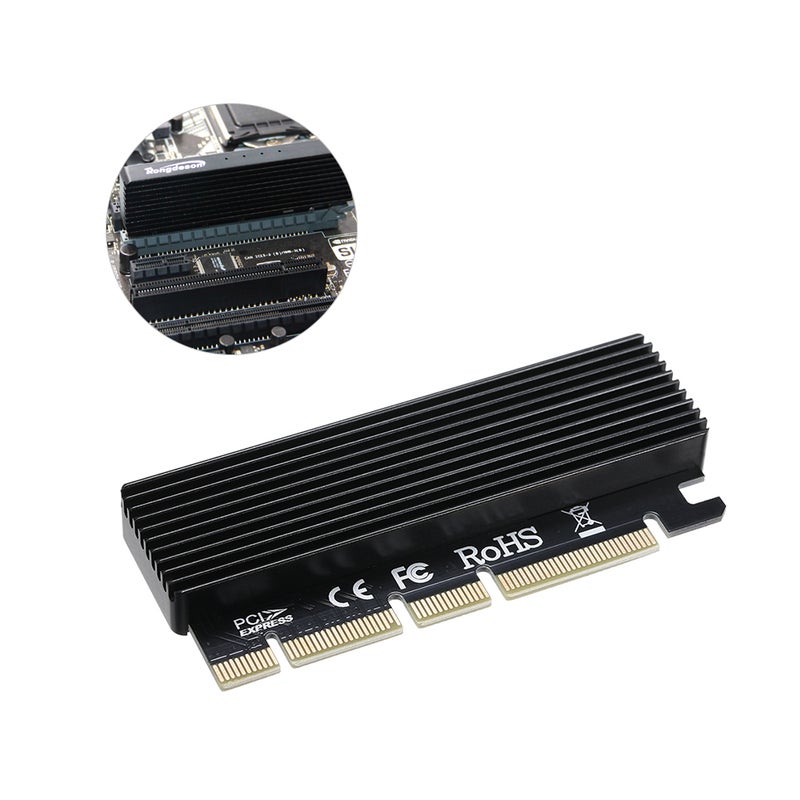 Generic PCI-E NVME Expansion Card for Windows Vista PC Black  - Image 4
