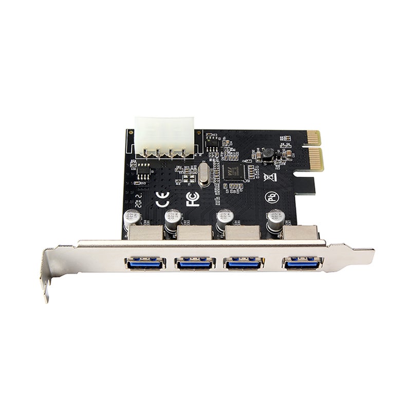 Generic PCI-E To 4 Pin Power Interface Expansion Card For Desktop PC Multicolour  - Image 5