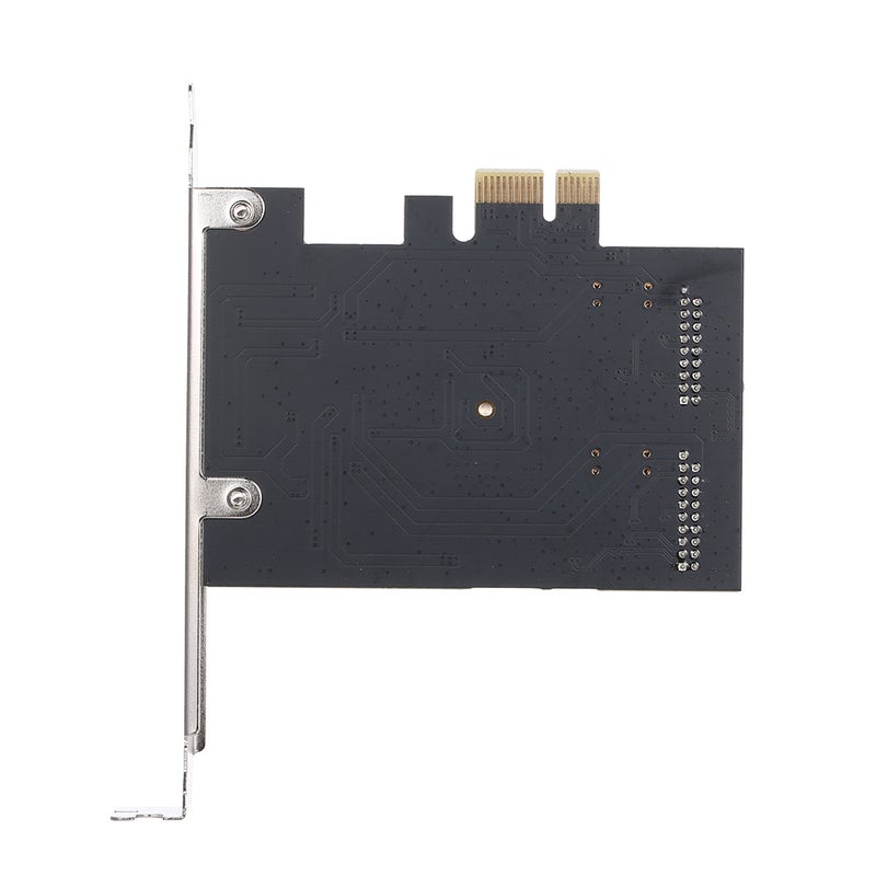 Generic 4 Ports PCI-E USB 3.0 Express Dual Expansion Card Black/Grey/Blue  - Image 3
