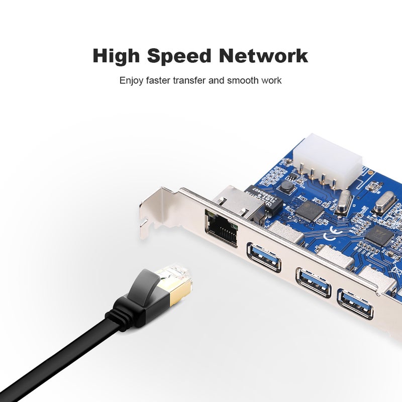 Generic 4 Pin PCI-E To USB 3.0 Expansion Card Blue/Silver  - Image 2