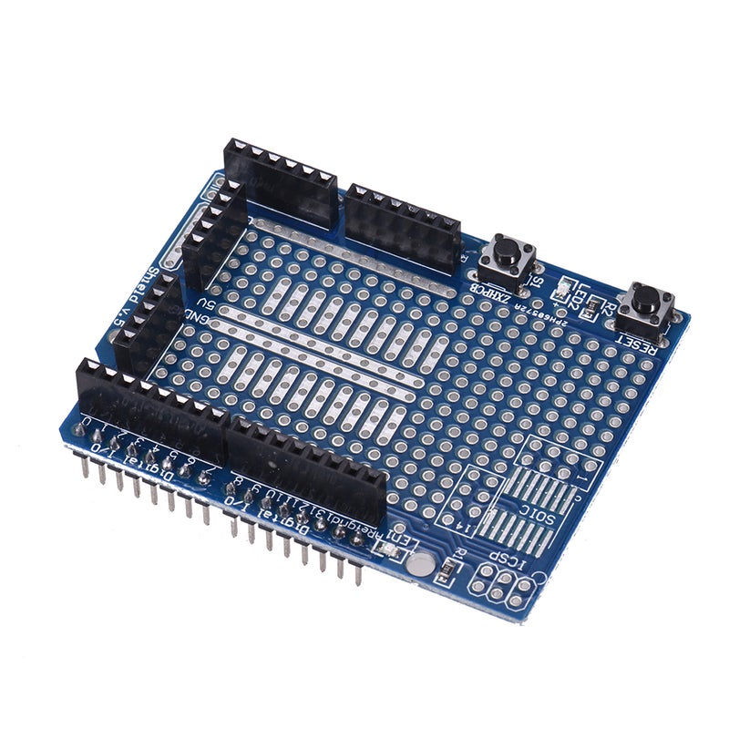 Protoshield Development Board For Uno R3 Shield With Mini Bread Board Blue - Image 3