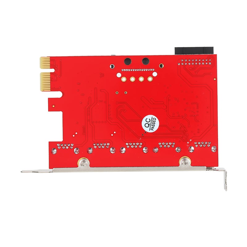 PCI-E To USB 3.0 5 Ports Express Expansion Card Red/Black/Silver - v1601703280/N40670302A_2