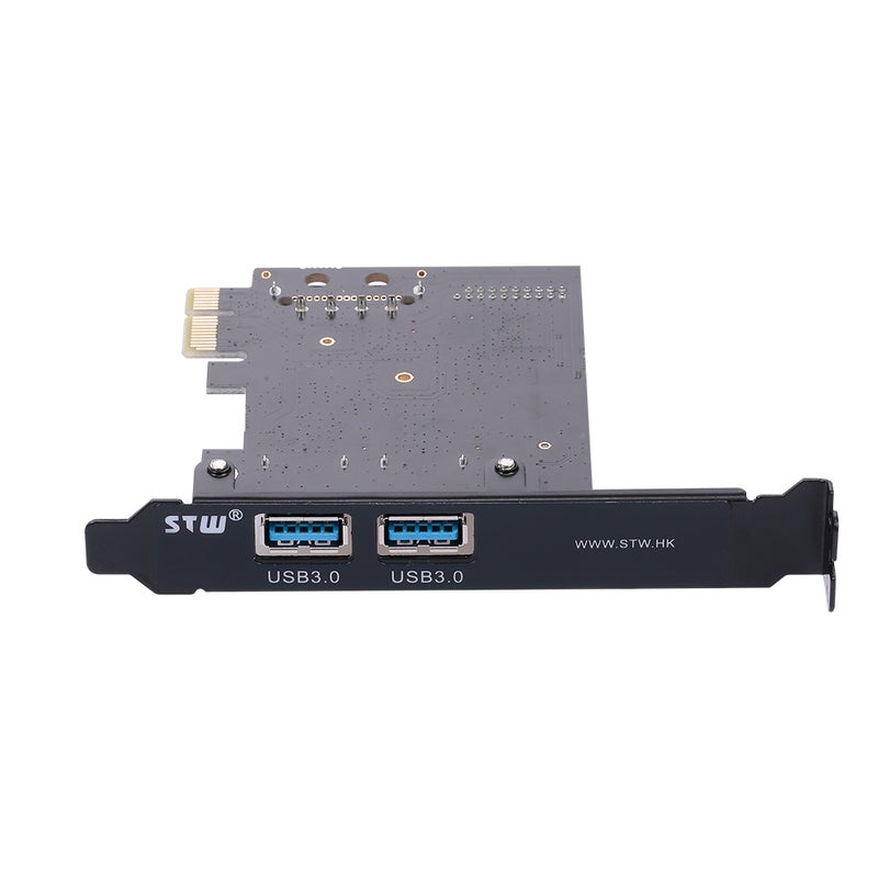 docooler 2-Port STW PCI-E To USB 3.0 PCi Express Card Black  - Image 3