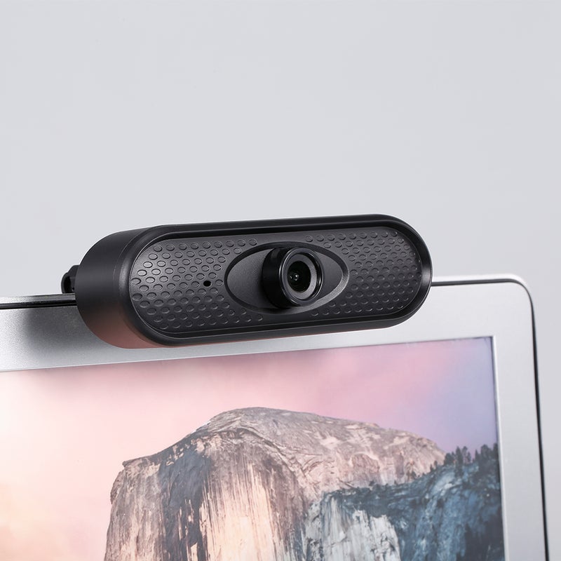 1080P Manual Focus USB HD Webcam Black - Image 3