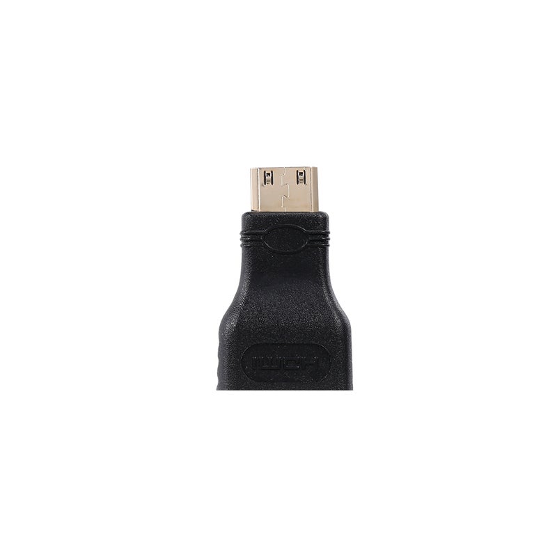 ماركة غير محددة محول من HDMI صغير إلى HDMI ذكر إلى HDMI أنثى أسود  - Image 3