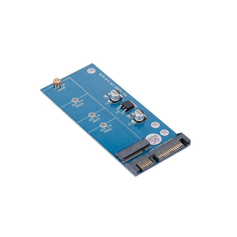 NGFF M.2 SSD To SATA 3.0 Adapter Card Converter Blue