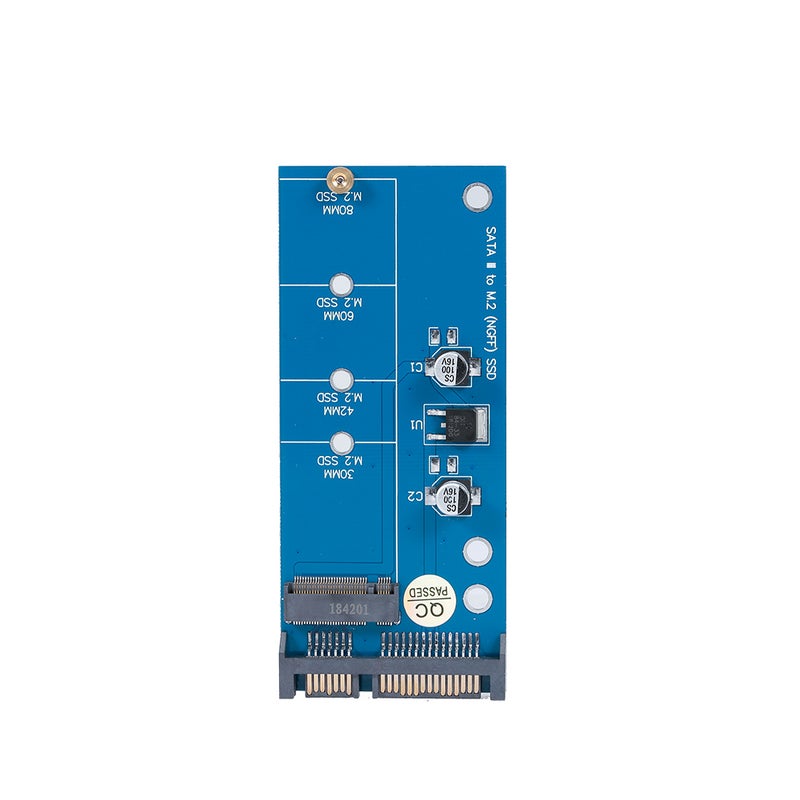 NGFF M.2 SSD To SATA 3.0 Adapter Card Converter Blue