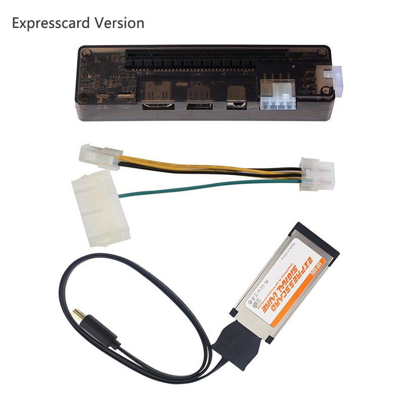 Generic EXP GDC Laptop External PCIE Graphics Card For Express Card Version Black/White  - Image 1