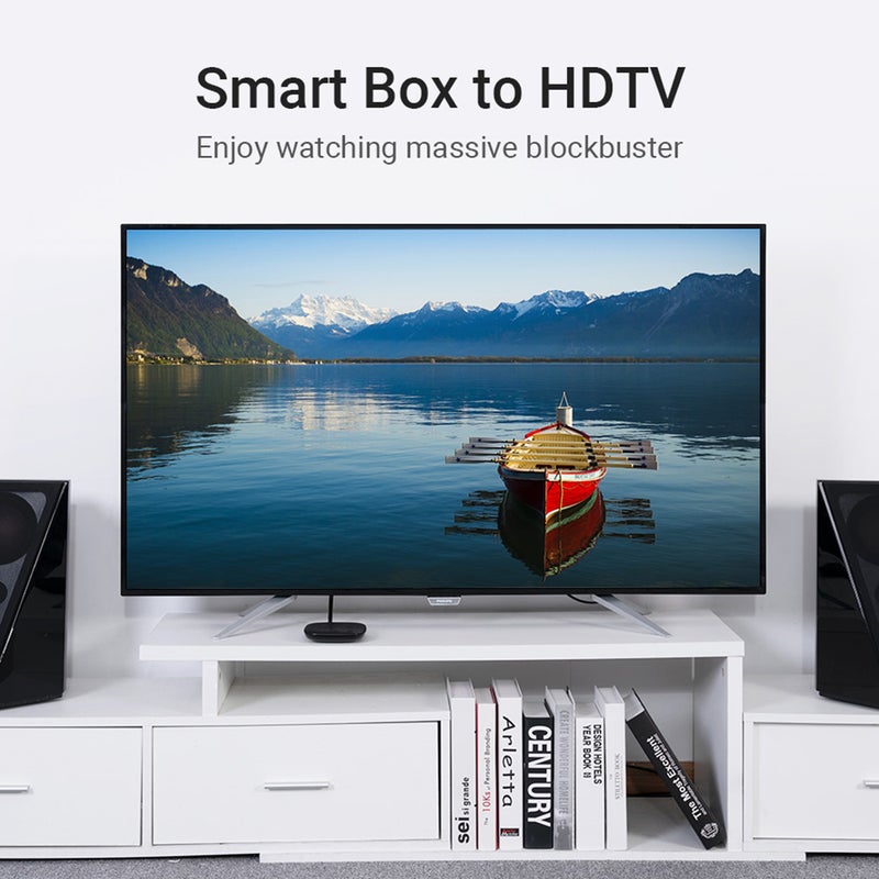 VENTION AAQBH 270 Degree HDMI 2.0 4K And 3D Right Angle Cable Black - Image 2