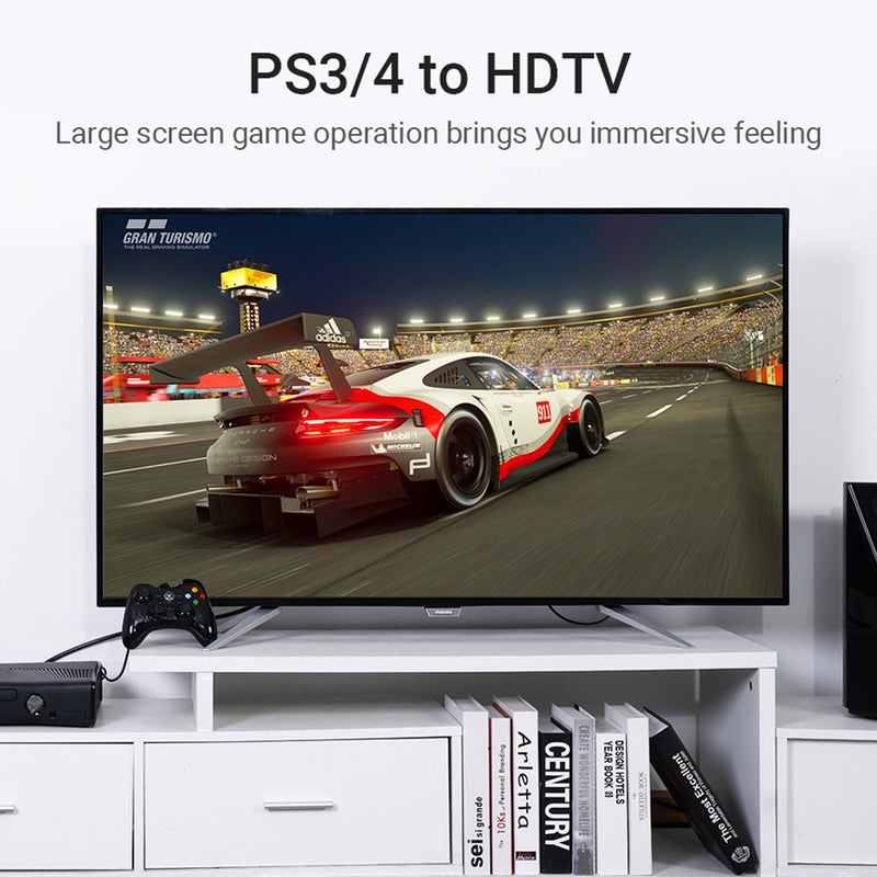 VENTION AAQBH 270 Degree HDMI 2.0 4K And 3D Right Angle Cable Black - Image 3