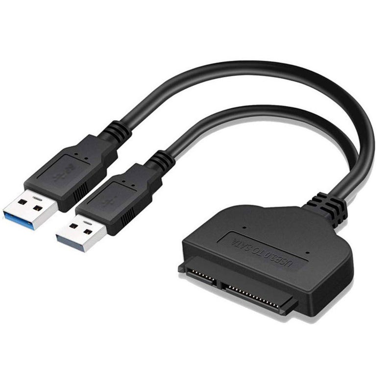 كابل محول لمحرك الأقراص الصلبة ساتا III بمنفذ USB 3.0 أسود - Image 1