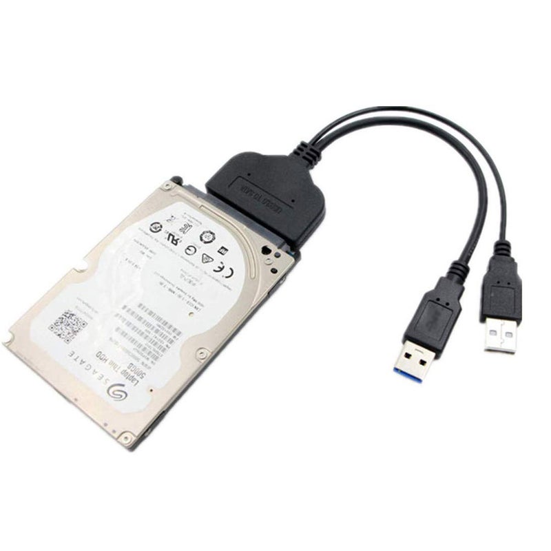 كابل محول لمحرك الأقراص الصلبة ساتا III بمنفذ USB 3.0 أسود - Image 3