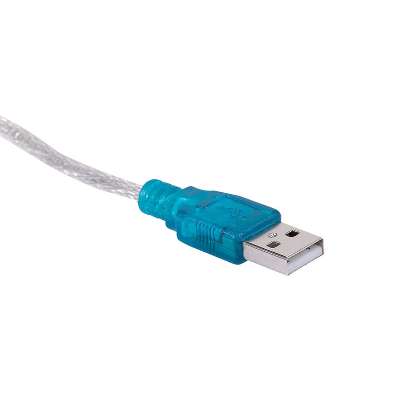 Generic - USB to RS232 Serial Port 9 Pin Serial Port USB Cable Blue/White - Image 1