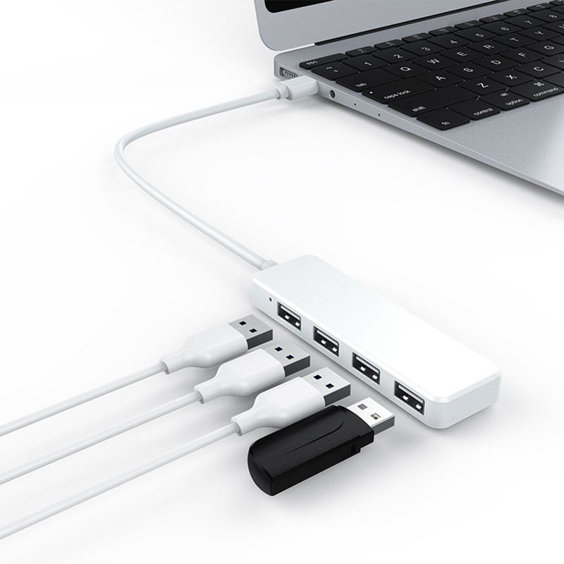 Ultra-Thin Plug And Play High Speed Multiple Port HUB Adaptor Black - Image 3
