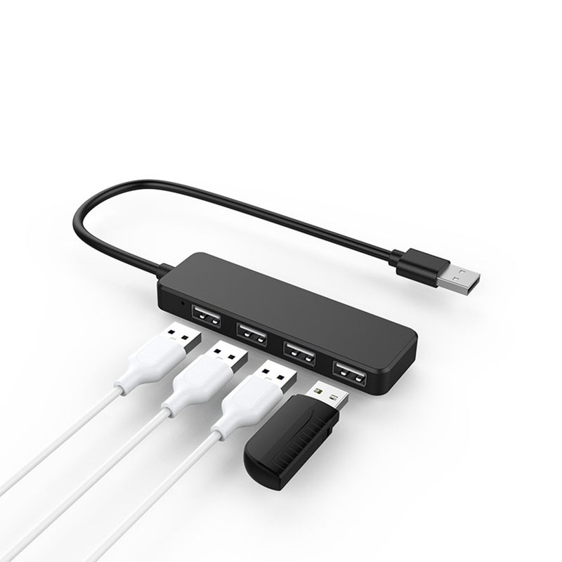 Ultra-Thin Plug And Play High Speed Multiple Port HUB Adaptor Black - Image 2