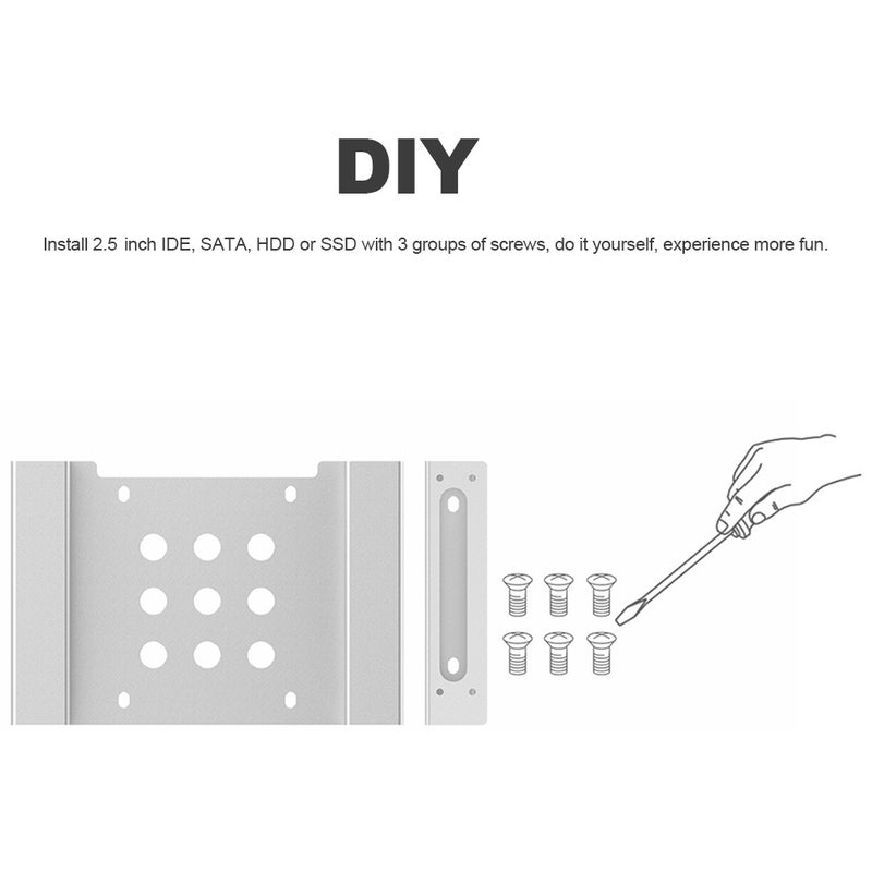 Orico - Hard Disk Mounting Bracket Kit Silver - Image 1