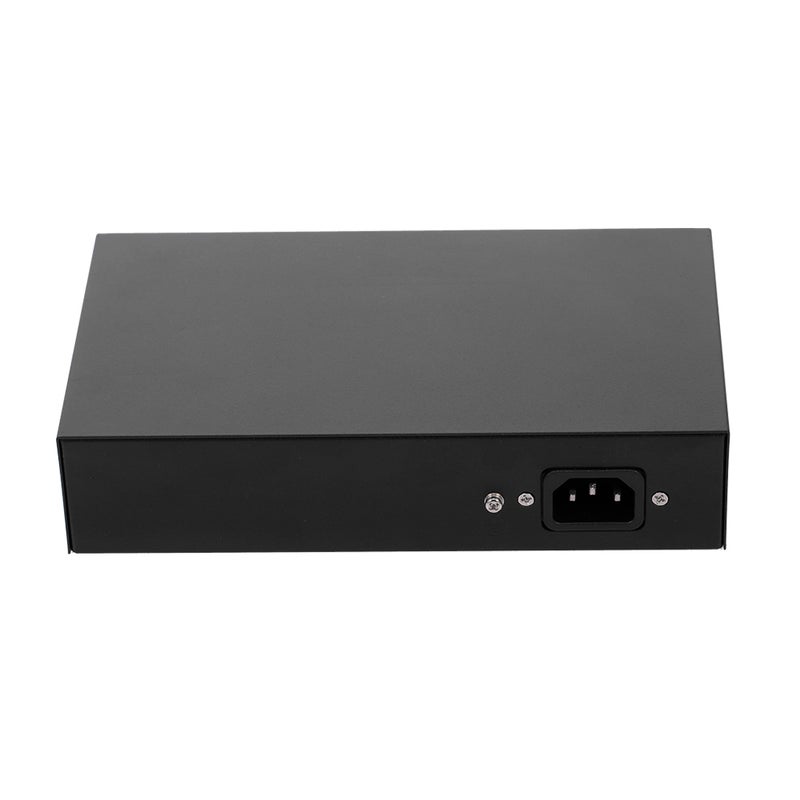 Generic 2.0 Gbps 8 Ethernet Port 2 POE Switch For IP Camera Wireless AP UK Plug Black  - Image 5