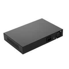 POE Switch With 16 POE Ports 2 Gigabit POE Switch Power For UK Plug Black