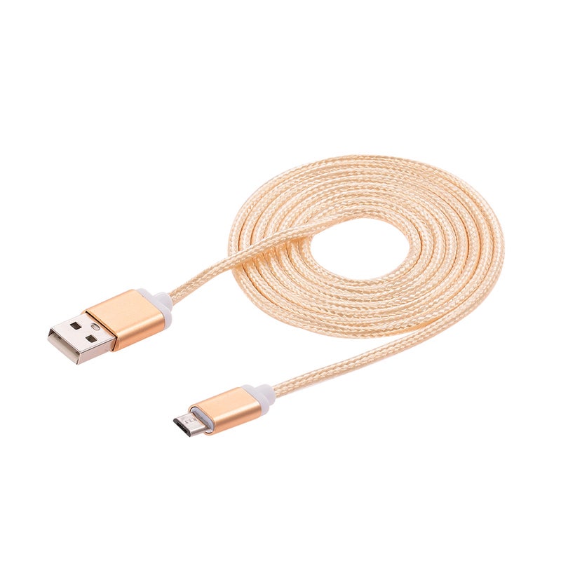 Micro USB Charging Cable For Android Devices Beige - Image 1