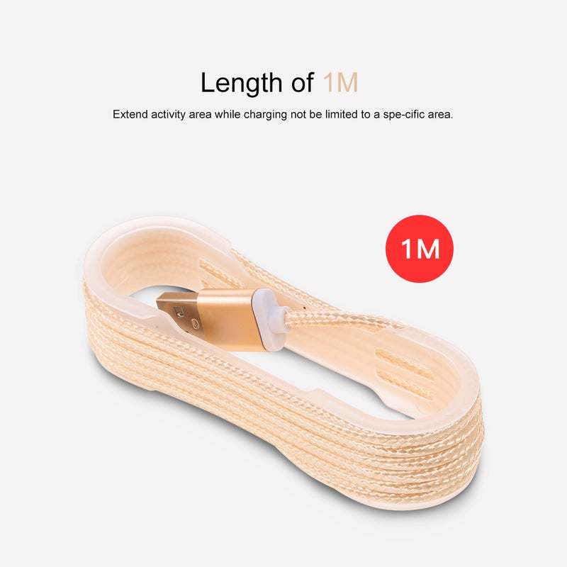 Micro USB Charging Cable For Android Devices Beige - Image 4