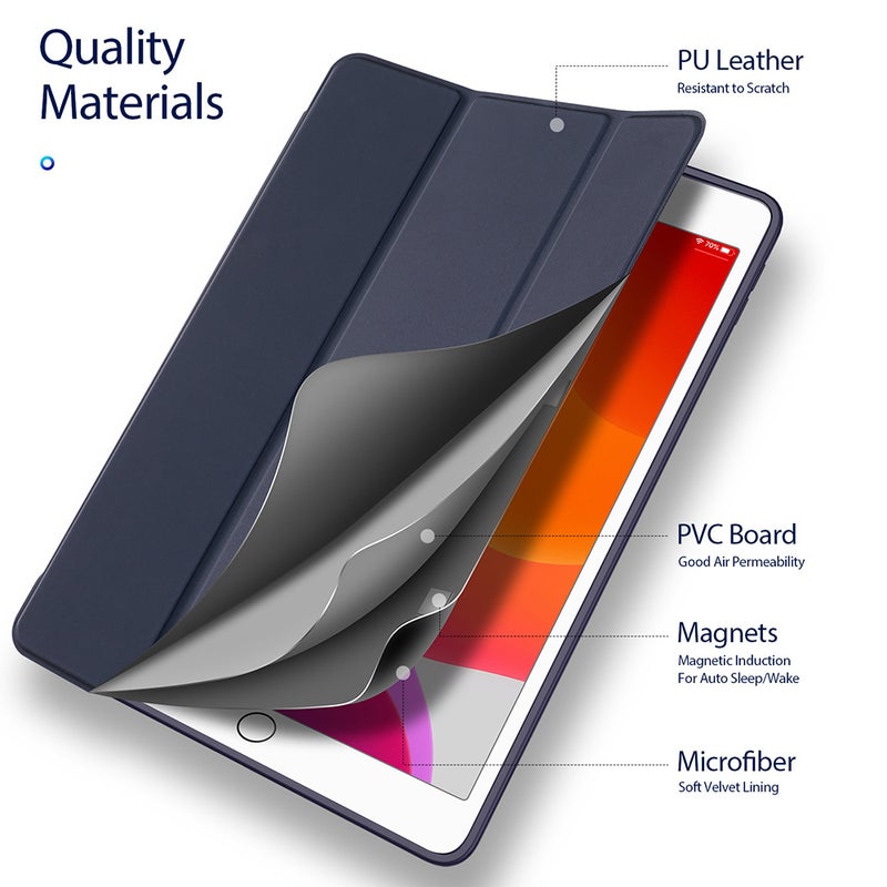 Generic - Portable Protective Case For iPad 7th Gen 10.2" 2019 Blue - Image 1