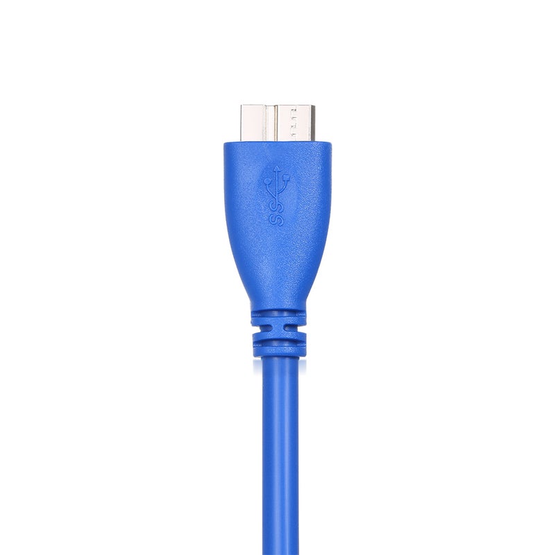 Generic - USB Type A Male To Micro B Cable For External Hard Drive Blue - Image 1
