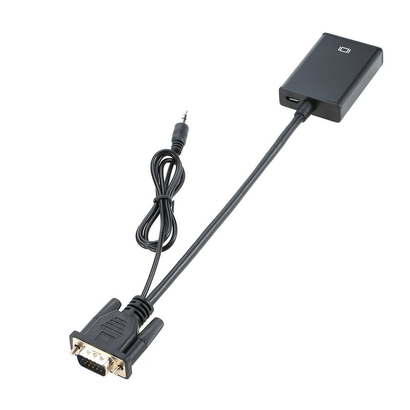 محول من VGA ذكر إلى HD أنثى USB 3.5 أسود - Image 5