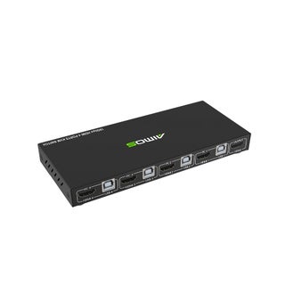 4 Ports HDMI 2.0 4-in-1 KVM Switcher 4K HD Image Quality Keyboard Mouse USB Synchronization Controller Black - v1601703895/N40859686A_1