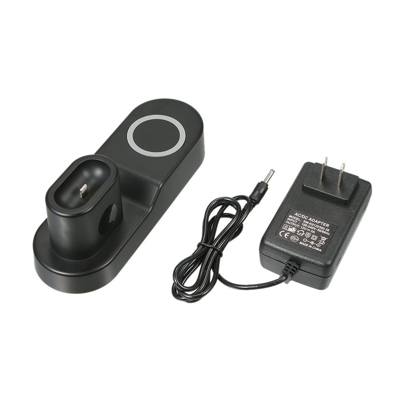 4-In-1 Wireless Charging Station Phone Holder Black  - Image 4