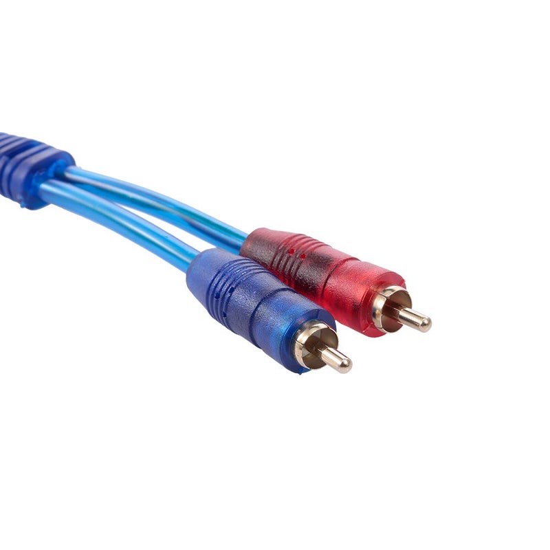 ماركة غير محددة كابل صوت ستيريو من موصل أنثى إلى موصلي RCA ذكر أزرق  - Image 4