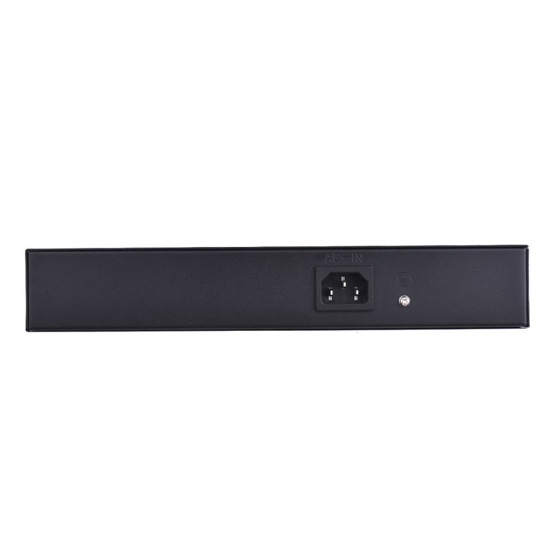 8 Ethernet Port And 2 Uplink Ethernet Port Switch Power Black