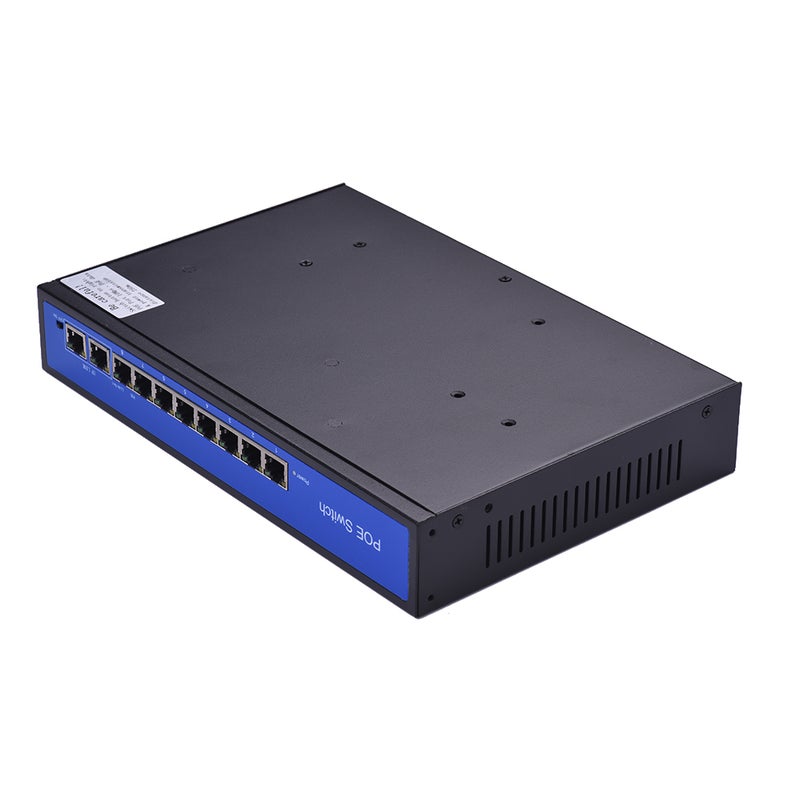 Generic 8 Ethernet Port And 2 Uplink Ethernet Port Switch Power Black  - Image 1