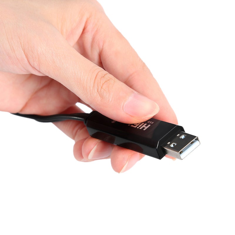 5 Pin Line Converter PC To Music Keyboard Adapter Cord Black - Image 3