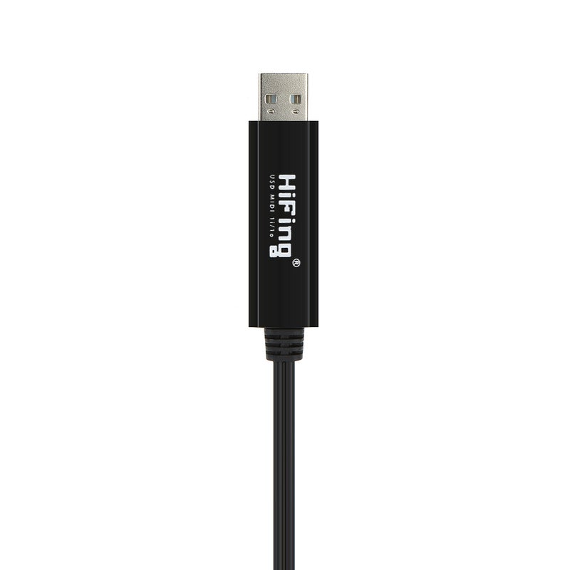 5 Pin Line Converter PC To Music Keyboard Adapter Cord Black - Image 4