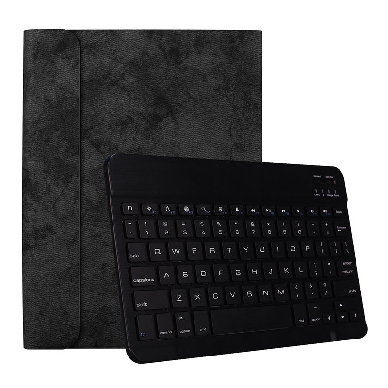 Wireless Bluetooth Keyboard With Case Cover For 2018 iPad Pro 11 - English Black - Image 2