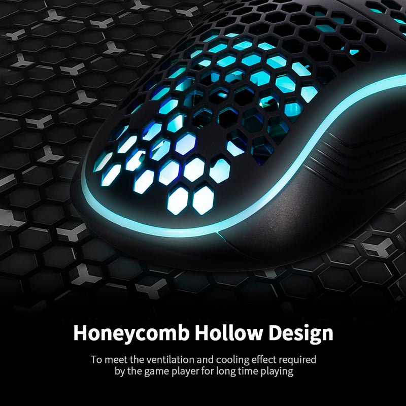 991-LU USB Wired Gaming Mouse Black - Image 4